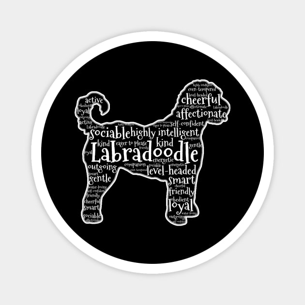 Labradoodle designs for Men & Women Magnet by KuTees